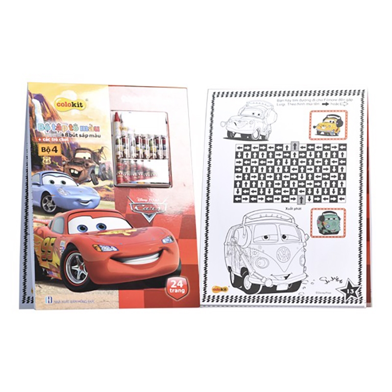 Bộ Tập Tô Màu Colokit Disney Cars CB-C022/CA