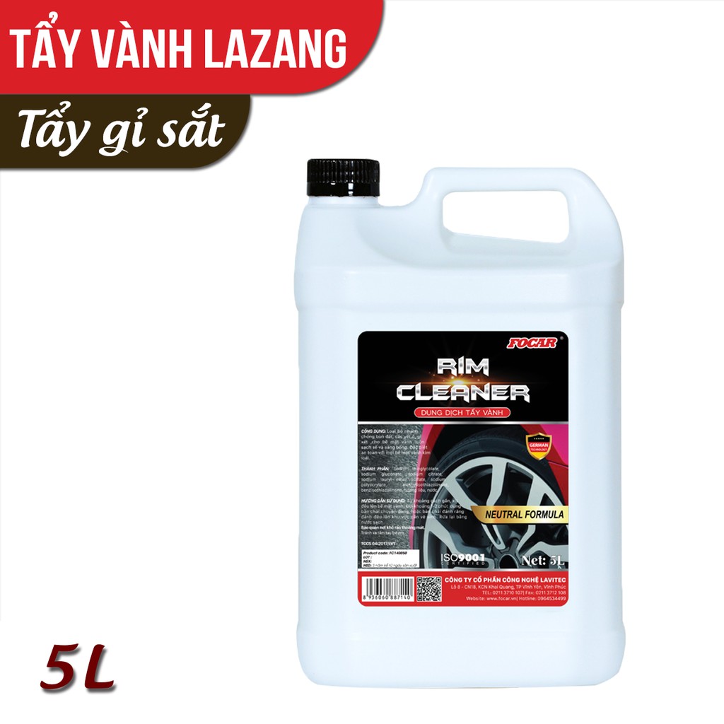 Dung dịch tẩy vành lazang Focar Rim Cleaner