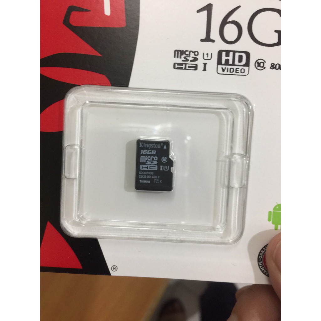 Thẻ Nhớ Micro SDHC KINGSTON 16Gb Class 10 | BigBuy360 - bigbuy360.vn