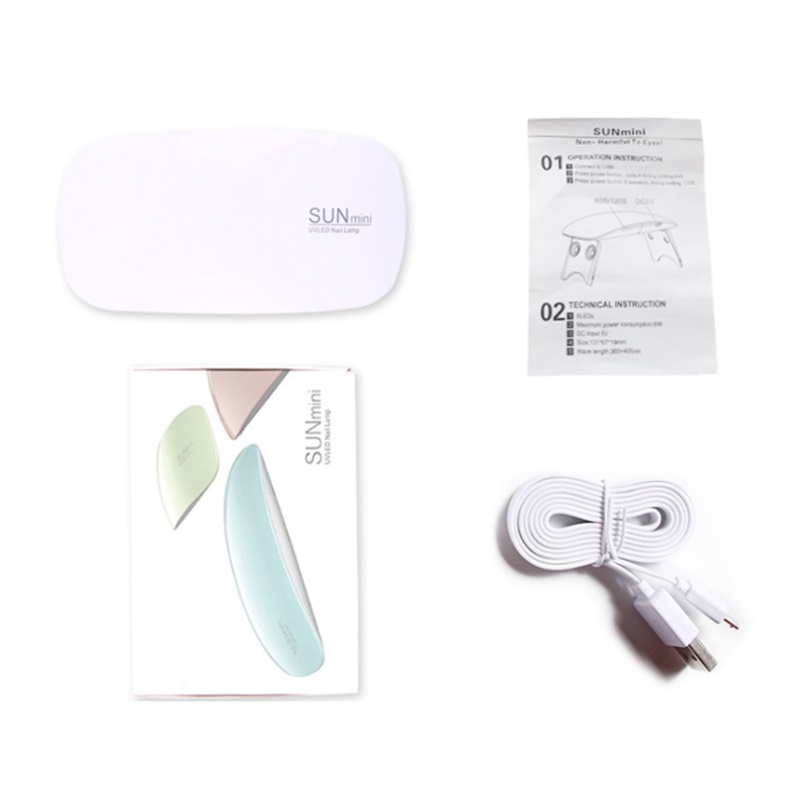 Máy Sấy Khô Sơn Móng Tay Bằng Tia UV LED 6W Có Hẹn Giờ Cho w 60s
