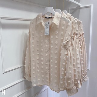 (RẺ VÔ ĐỊCH) ÁO SƠ MI HOA NỔI