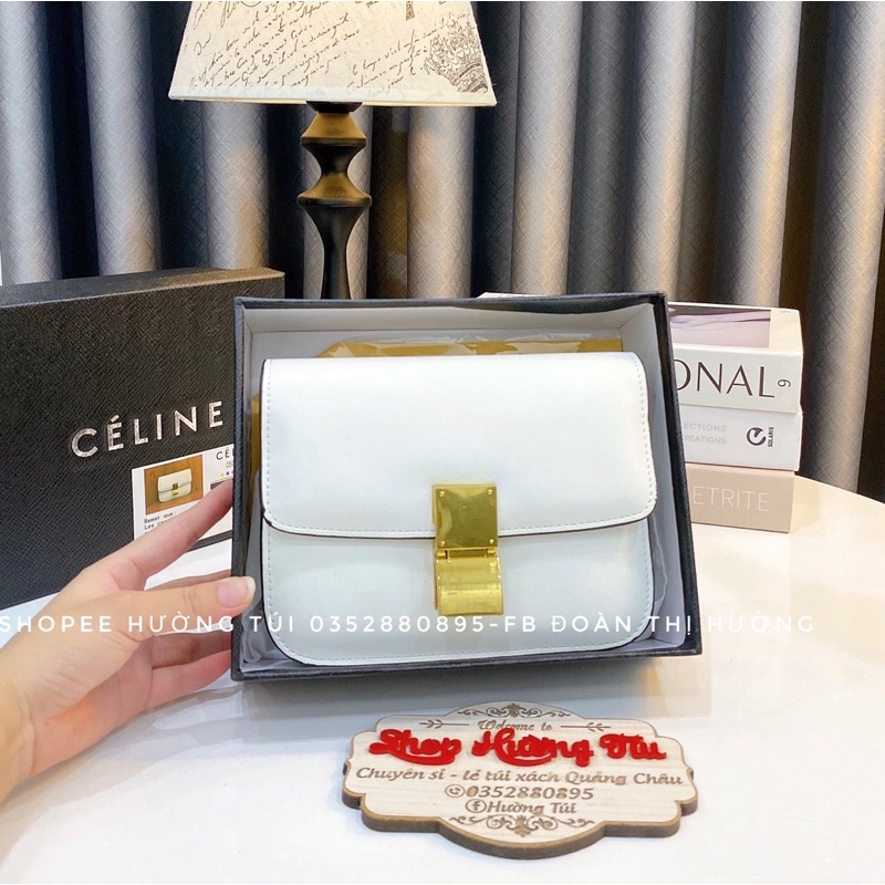 Túi Xi Lin khoá vuông size 19 có hộp