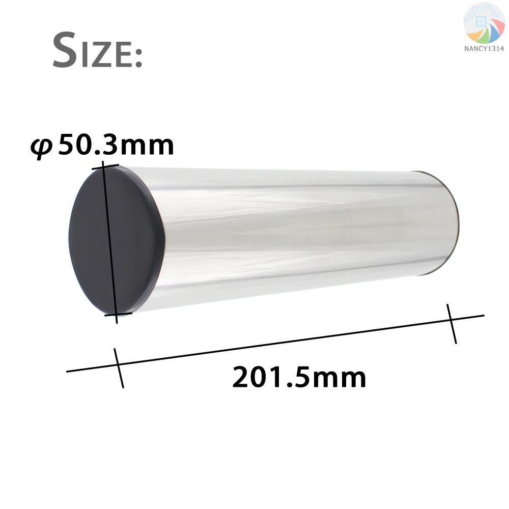 ♫Professional Stainless Steel Cylinder Sand Shaker Rhythm Musical Instruments Metal Hand Percussion Black