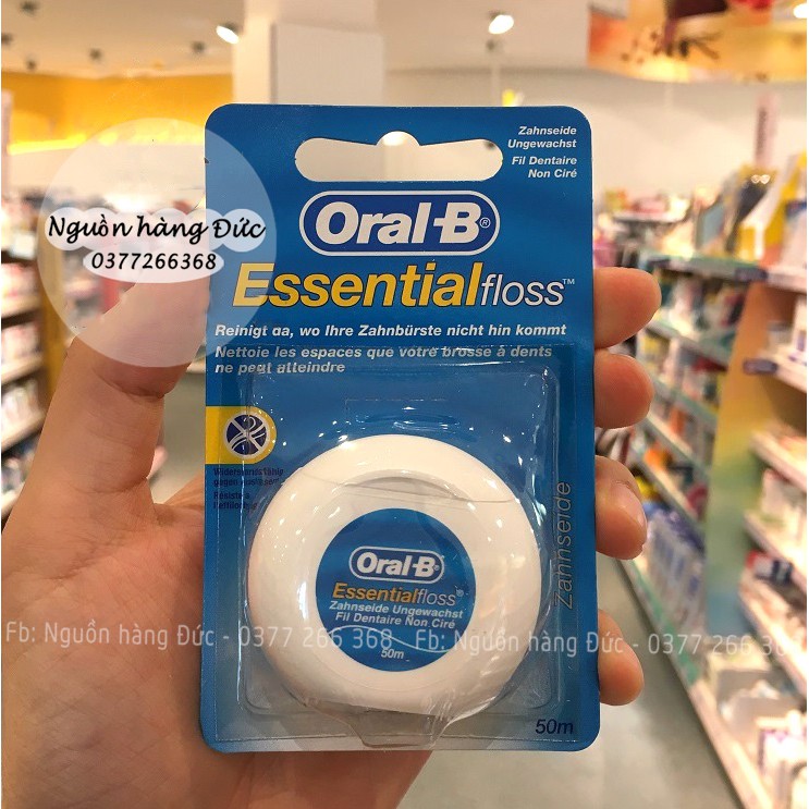 Chỉ nha khoa Oral B Essential Floss - Nguồn hàng Đức
