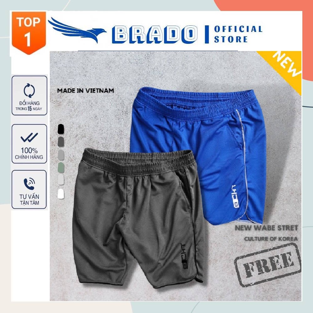 [𝐂𝐎𝐌𝐁𝐎 𝟑-𝟓] Quần đùi nam, quần đùi tập gym, chơi thể thao, chạy bộ 𝐄𝐂𝐇𝐓 chất vải Thun Mè Thái cao cấp co giãn 4 chiều