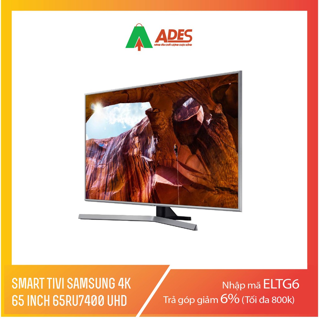 Smart Tivi Samsung 65 inch 65RU7400, 4K, UHD HDR (Mới 2019)