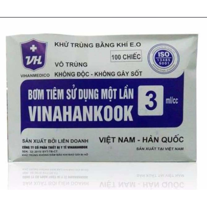 KIM TIÊM  VINAHANKOOK SỬ DỤNG 1 LẦN