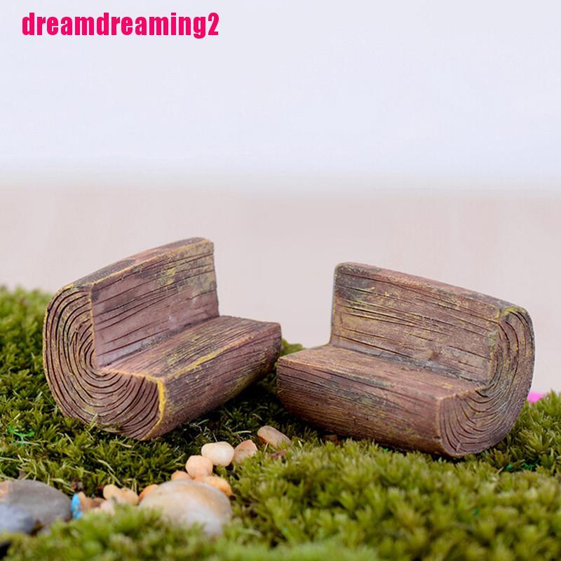 Ghế Dài Mini Trang Trí Nhà Búp Bê Xinh Xắn