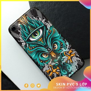 [Hot] Dán Skin Cú Mèo Xanh Cho IPhone | Skin IPhone 5 Lớp Chất Liệu Cao Cấp Chống Xước, Chống Thấm, Chống Bay Màu...