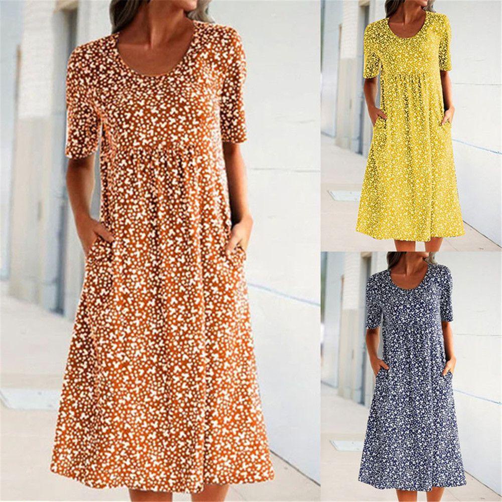 Đầm Midi Đi Biển Plus Size Cho Nữ