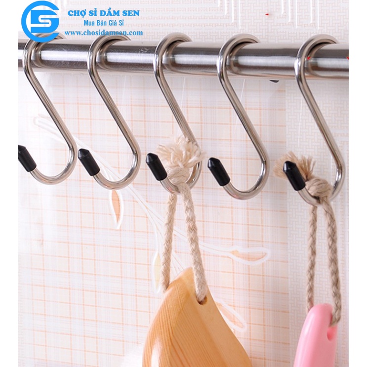 Vỉ 4 Móc đa năng treo đồ hình chữ S, Móc đa năng treo các vật dụng gọn gàng, tiện lợi  G369-MocChuS