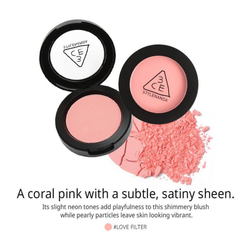 [CHÍNH HÃNG][SẴN] Phấn má hồng 3CE Face Blush #Love Filter