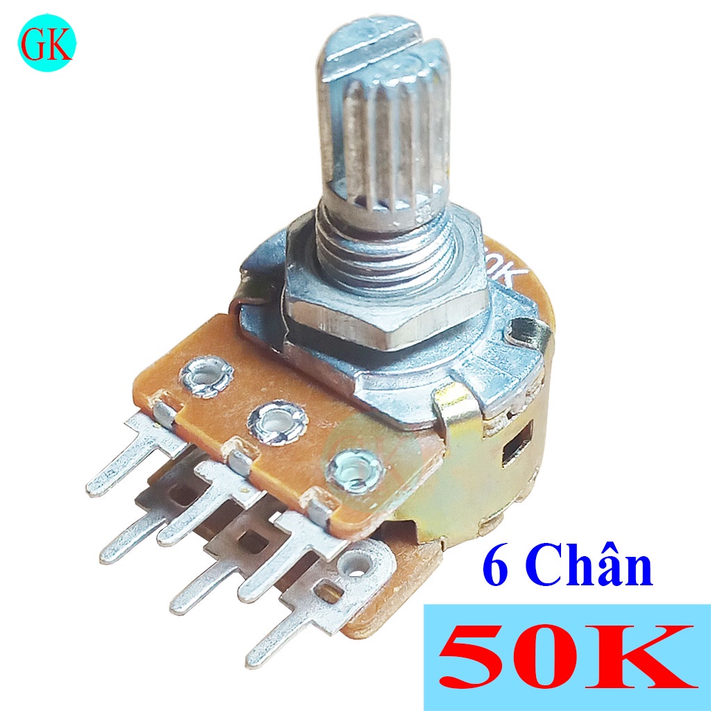 Chiết áp 50K kép bi [K-07-04]