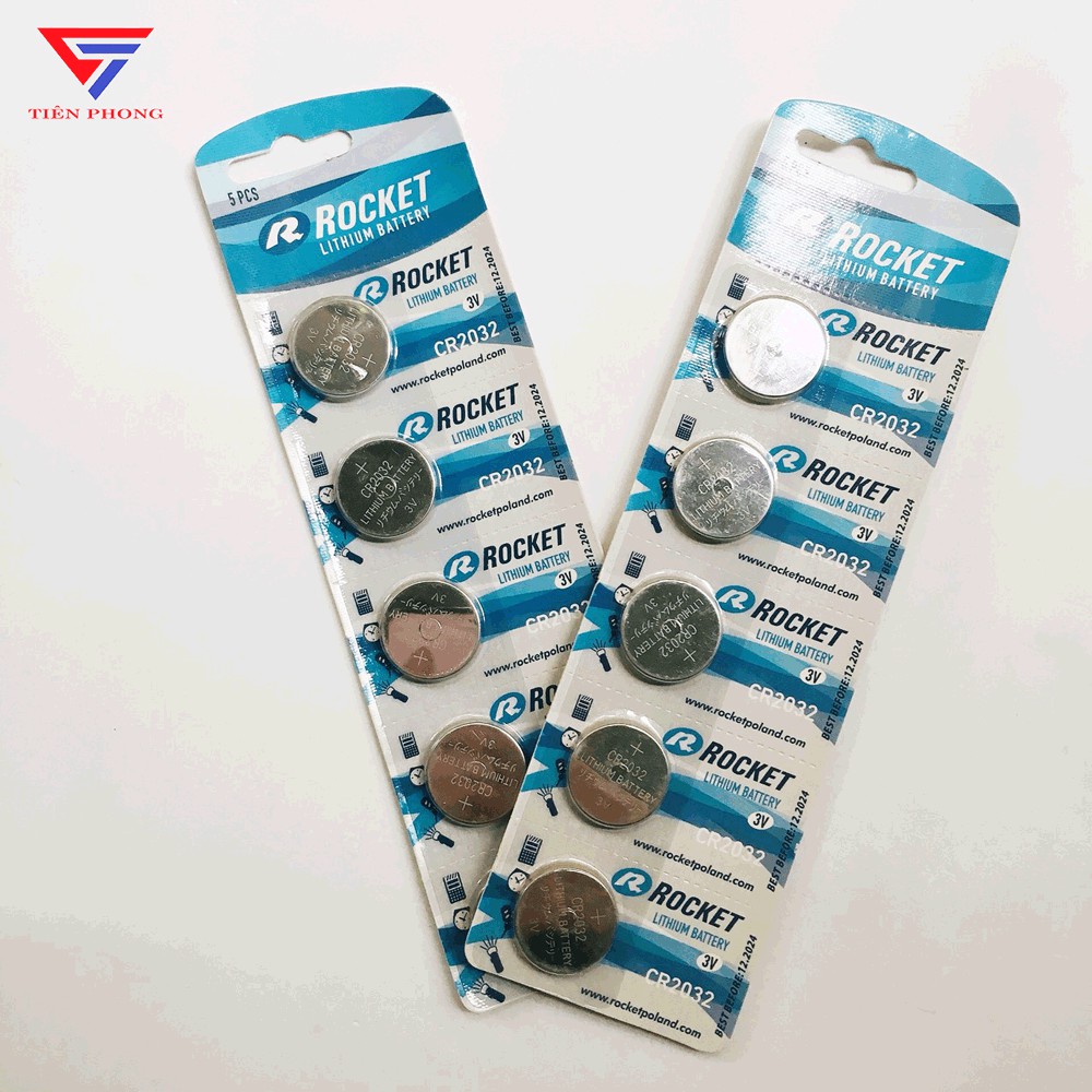 Pin Rocket CR2032 vỉ 5 viên