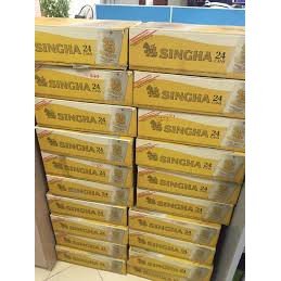 Bia Singha lon 330ML - bia Thái lan nhập khẩu thùng 24 lon