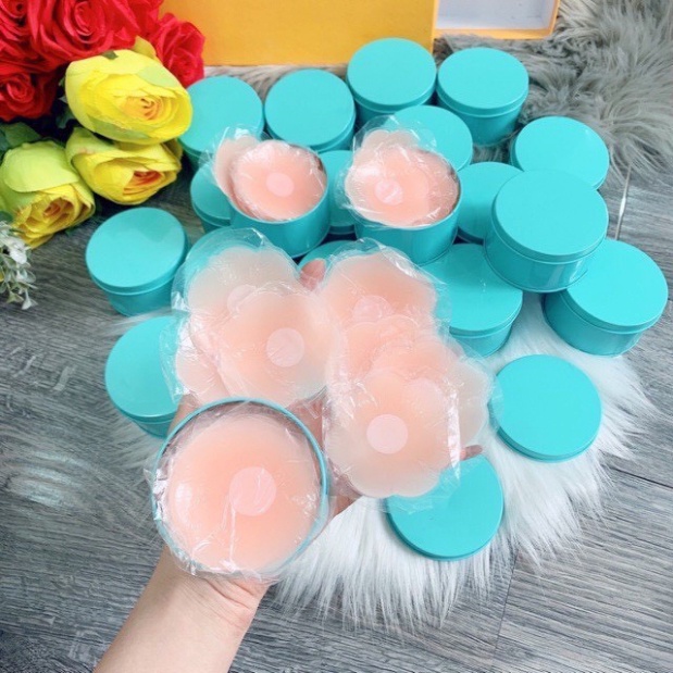 Hộp 5 đôi dán nhũ hoa - Áo Ngực silicon sử dụng nhiều lần - 999 - PYENSTORE