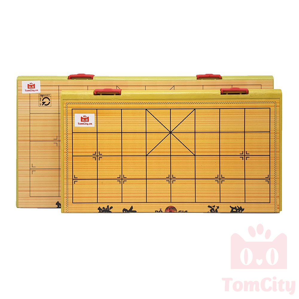 Cờ Tướng Mica Cỡ Đại 40x40cm Bàn cũng Là Hộp Đựng Quân