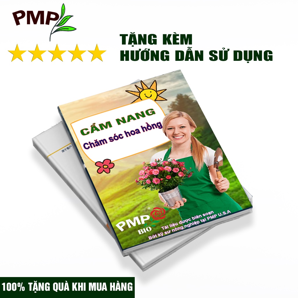 Phân Tan Chậm Super Probio PMP - Dùng Cho Hoa Hồng, Rau Củ Quả 500g -1,5Kg