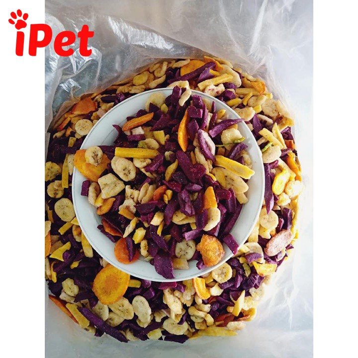 Thức Ăn Hamster - Rau Củ Sấy Khô Dinh Dưỡng 100G - iPetShop