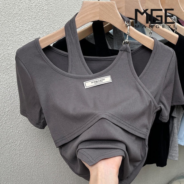 Áo Nữ Ngắn Tay Trễ Vai Phong Cách Mới Mùa Hè Gợi Cảm