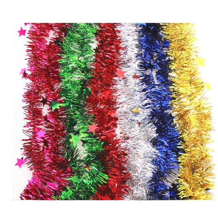 Dây kim tuyến trang trí noel, dây kim tuyến đủ màu giá siêu rẻ Yenyen Shop