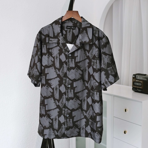 Áo sơ mi họa tiết LOOK PAINTED SHIRT 2023