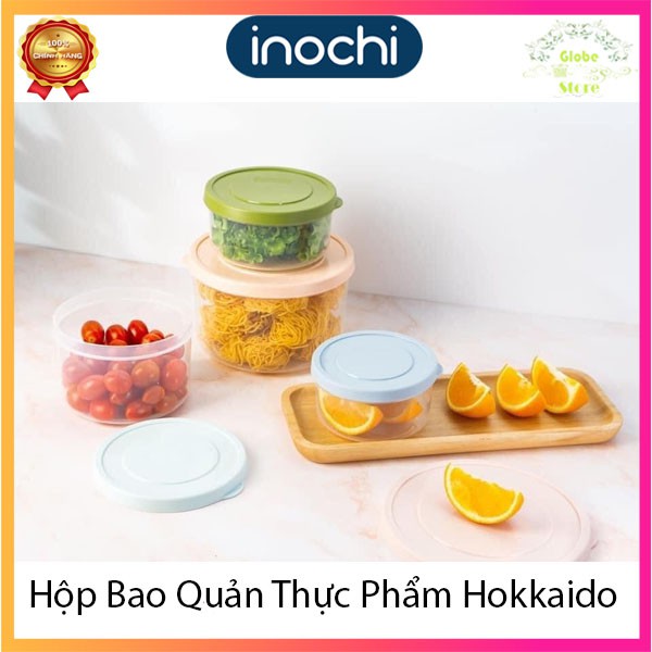 [6size] Hộp Đựng Thức Ăn Không Mùi, Hộp Quay Lò Vi Sóng, Hộp Bảo Quản Thực Phẩm An Toàn Nhựa Loại Tròn Inochi