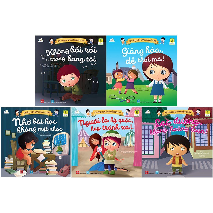 Sách - Bộ 5 Cuốn Kỹ Năng Xử Lý Tình Huống Cho Bé - Chọn Lẻ