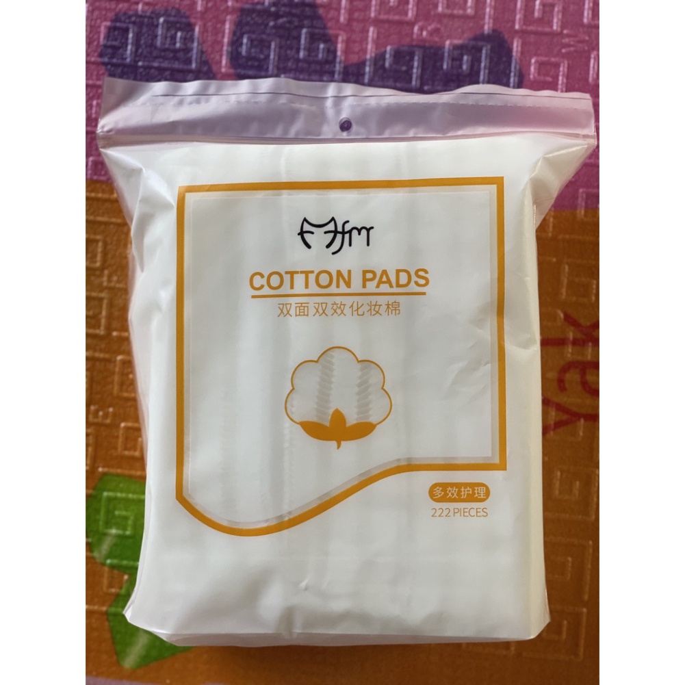 Bông tẩy trang 3 lớp Cotton Pads Túi 222 miếng