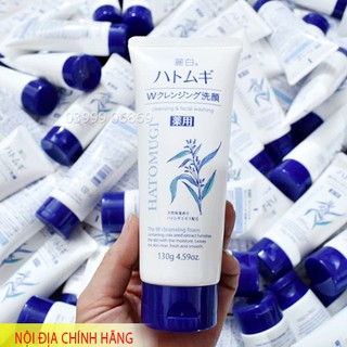 Sữa rửa mặt Hatomugi Naturie hạt ý dĩ 130g Nhật Bản