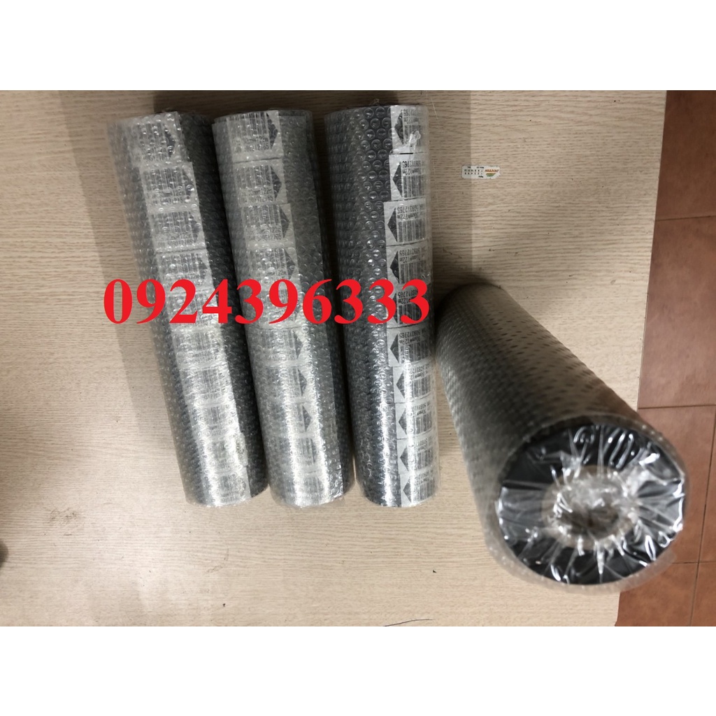 Combo 10 cuộn mực ruy băng LC6# Đức Tín dùng cho máy in date in hạn sử dụng DY8, HP241, màu đen, rộng 3cm, dài 122m
