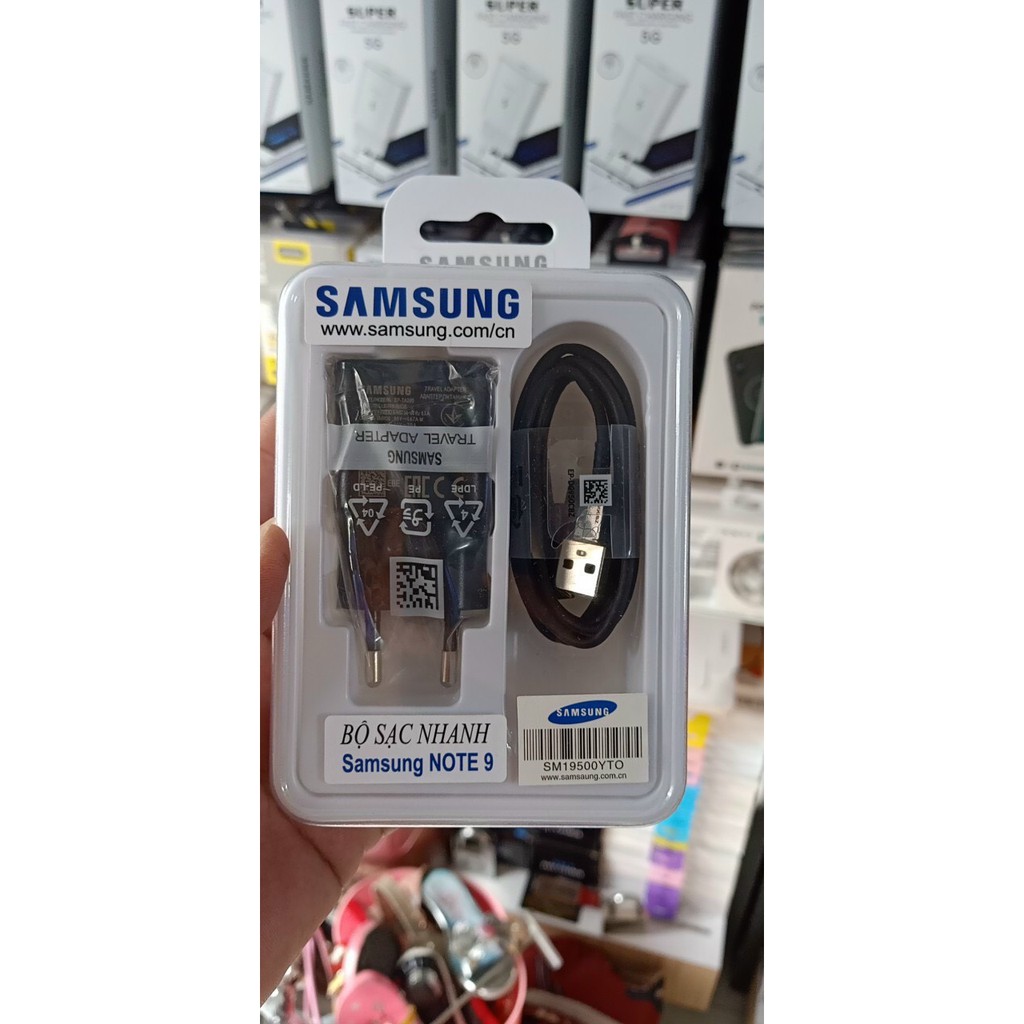 Bộ sạc nhanh samsung galaxy S8/S8 PLus/Note 8/Note 9 cáp chân Type C hỗ trợ sạc nhanh và các model sạc chân USB-C