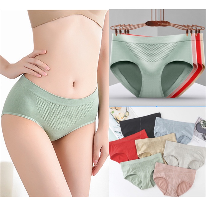 Quần Lót Một Mảnh Không Đường May Họa Tiết Tổ Ong Gợi Cảm Cho Nữ