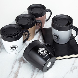 Ly giữ nhiệt uống cà phê, trà Creative 330ml kèm muỗng khoáy inox