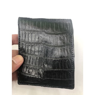 Ví Da Cá Sấu Thật Vân Bụng [ free ship] Da Cá Sấu Trần Thịnh