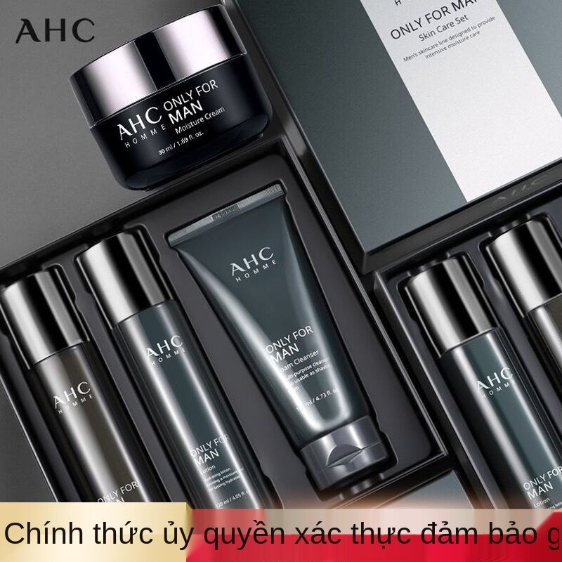 Bộ sản phẩm chăm sóc da sữa rửa mặt dành cho nam AHC Hàn Quốc