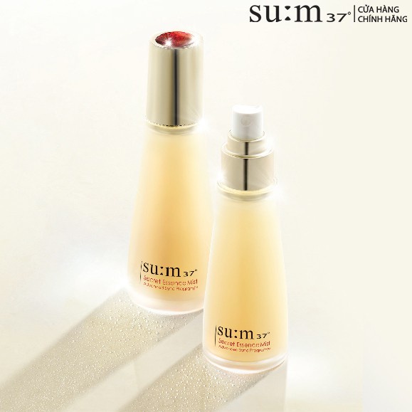 [Mã VISAPREMIUM giảm 150K]Xịt khoáng nước thần Su:m37 Secret Essence Mist 60+60ml