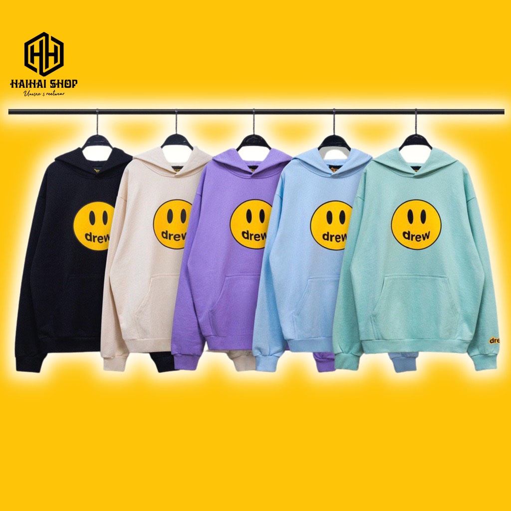 Áo Hoodie Drew Nỉ Sweater Unisex Nhiều Màu Nhiều Size.