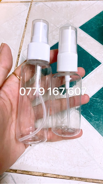 SALE Chai lọ pet xịt phun sương 30ml-50ml