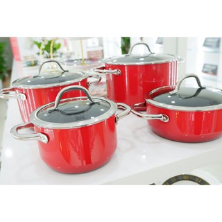Bộ Nồi Silit Passion Red 4 Món (Nhập Khẩu Đức)