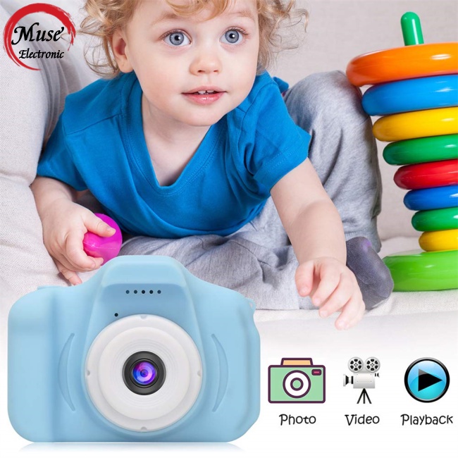 Máy Quay Video Kỹ Thuật Số Mini Thông Minh Màn Hình Hd Sạc Pin Cho Trẻ Em