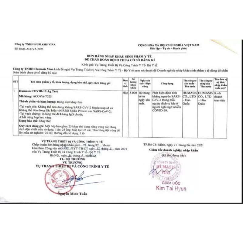 Rapid Test bộ kit test Covid nhanh tại nhà, chính xác dễ dùng