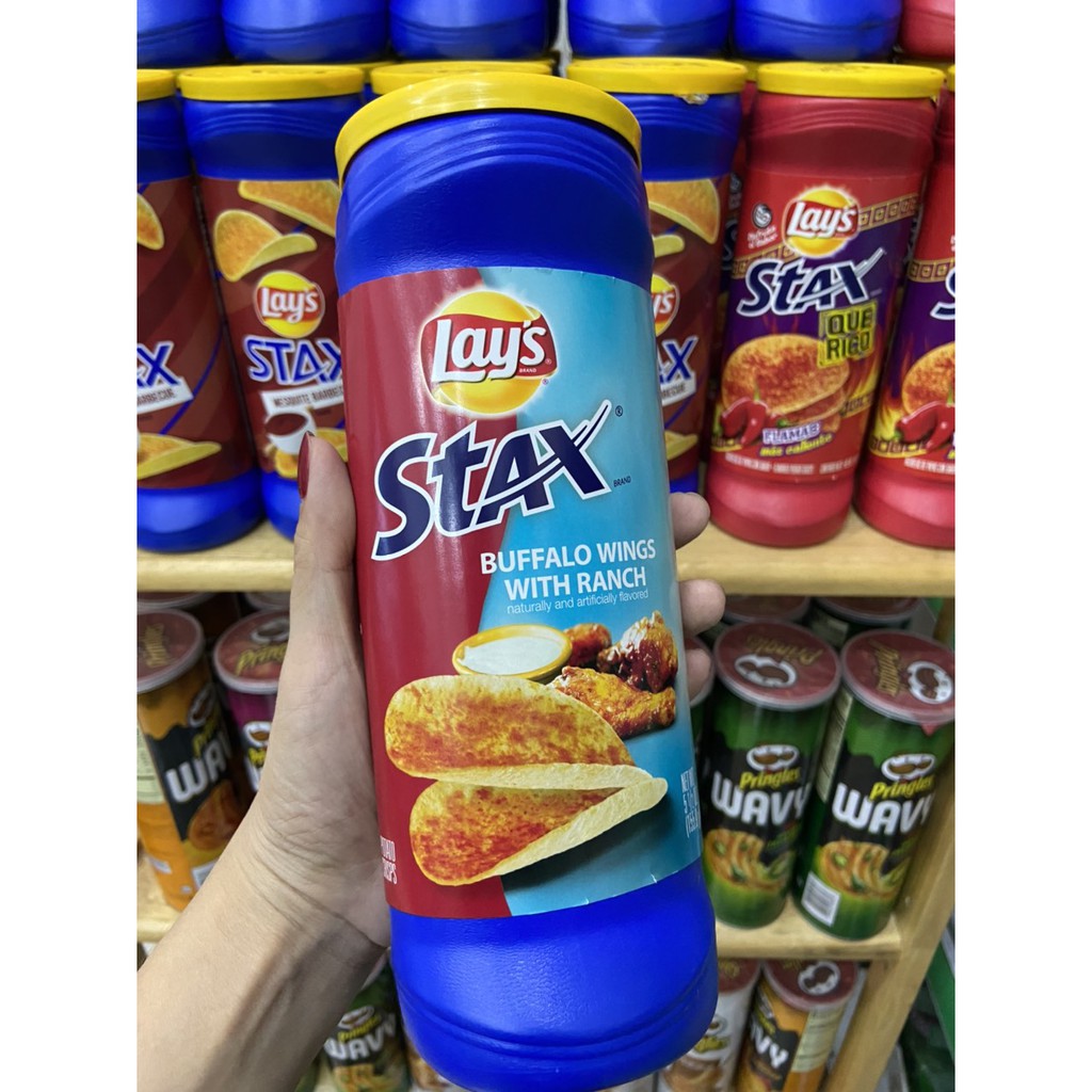 Khoai Tây Lay's Stax 163g Mỹ