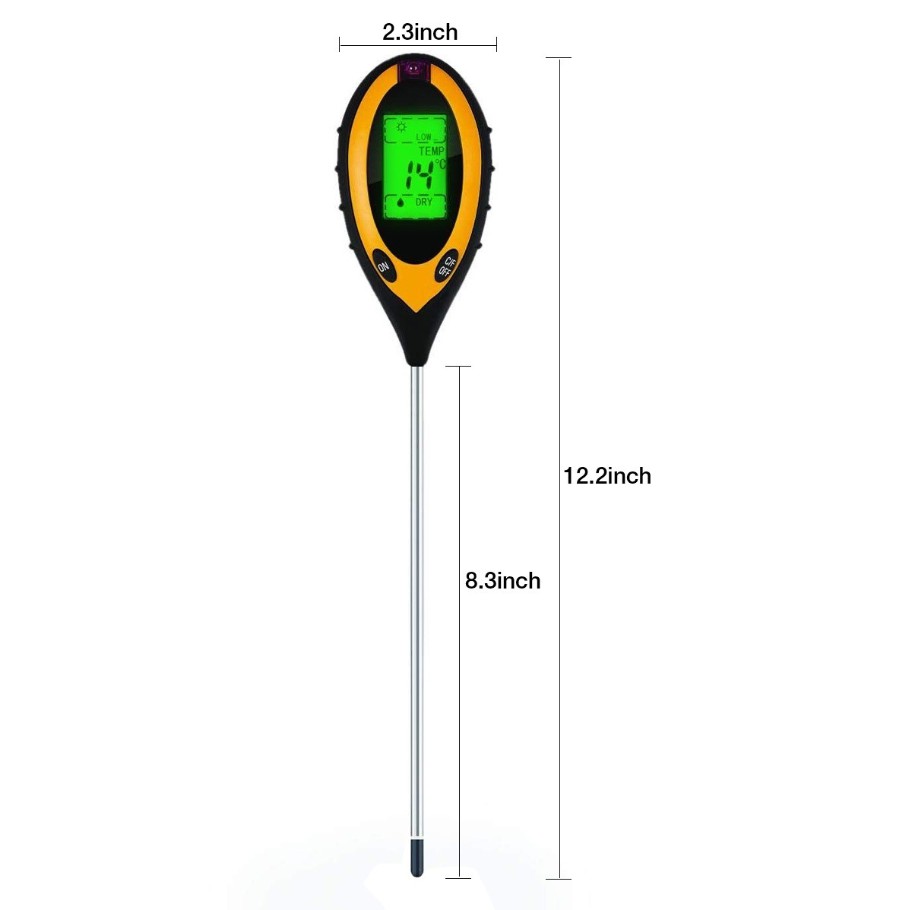 Dụng Cụ Đo Độ Ẩm Của Đất 4 Trong 1