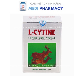 Viên uống Lcystine làm đẹp da, móng, tóc với biotin , vitamin e (Hộp 60 viên)