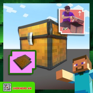 Rương Minecraft cao cấp bọc da PU