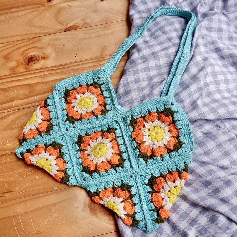 TÚI MÓC LEN  Túi móc len, hàng thủ công, handmade, thiết kế
