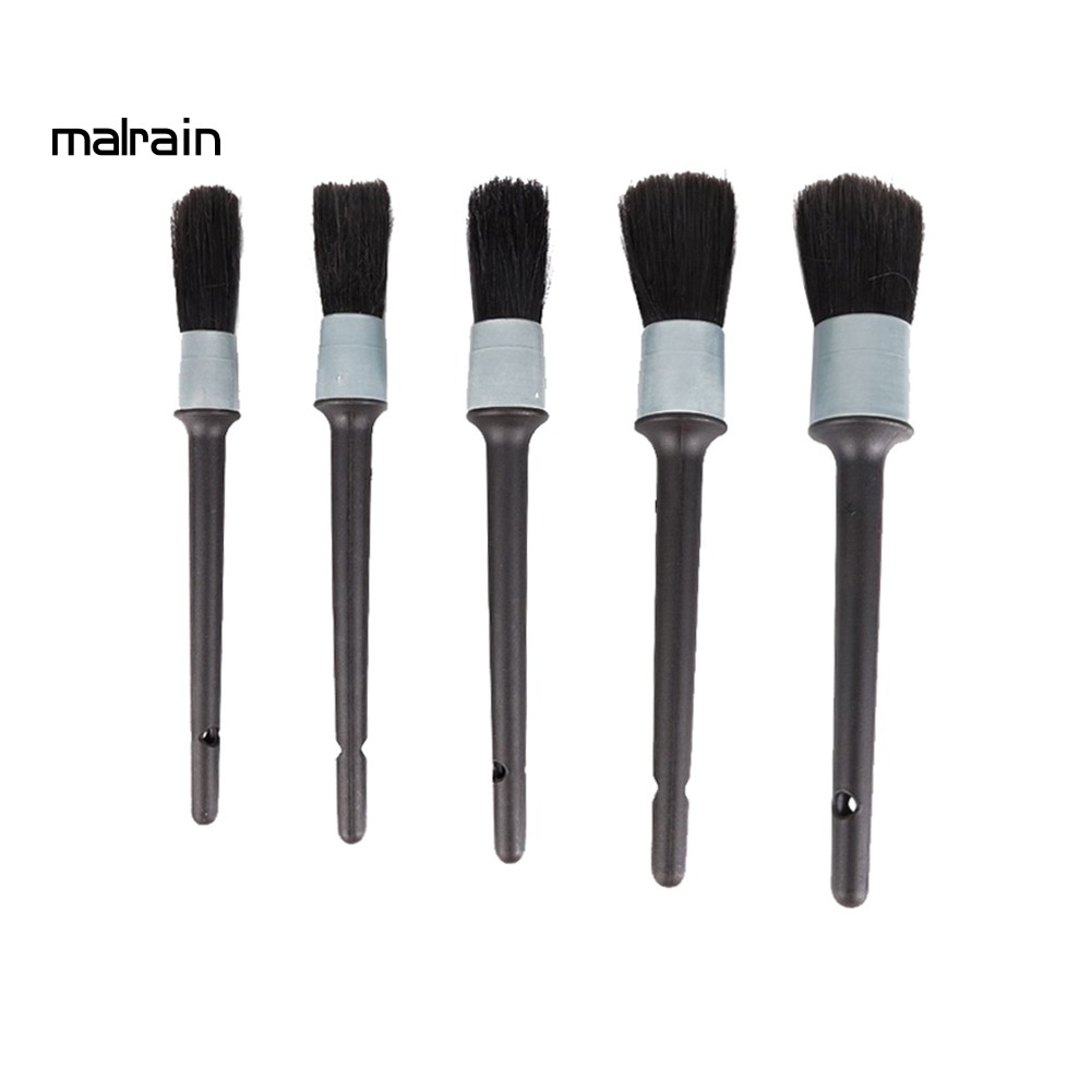 Bộ 5 Cọ Rửa Vệ Sinh Nội Thất Xe Ô Tô Tiện Dụng