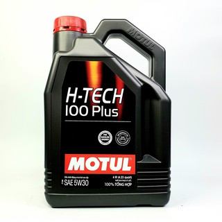 Nhớt tổng hợp ô tô motul h-tech 100 plus 5w30 4l api sn