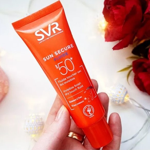 Kem chống nắng SVR Sun Secure Fluide SPF50+ 50ml, Kem Chống Nắng Trong Suốt Không Gây Nhờn Da - Thi Vũ